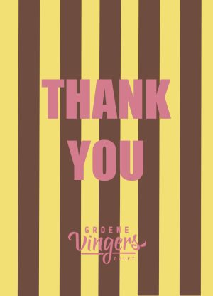 Thank You - Groene Vingers