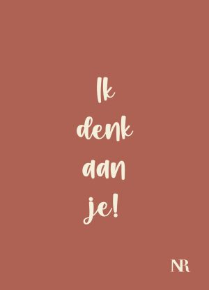 Ik denk aan je
