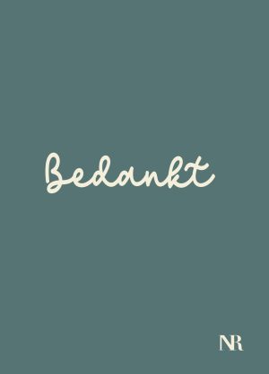 Bedankt